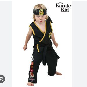 The Karate Kid Cobra Kai Halloween Costume, Toddler Child Size 4T, EUC!